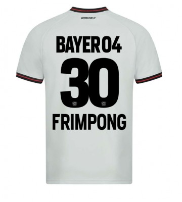 Bayer Leverkusen Jeremie Frimpong #30 Segunda Equipación 2023-24 Manga Corta